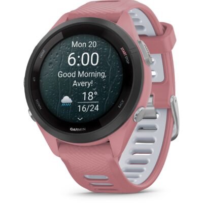 Garmin Forerunner 265S GPS Laufuhr altrosasteinweiss .jpg
