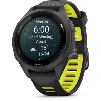 Garmin Forerunner 265S GPS Laufuhr schwarzzitronengelb .jpg